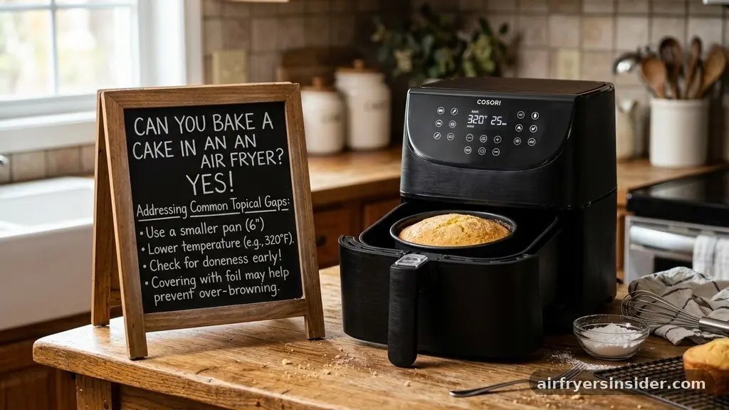 Addressing Common Topical Gaps - can you bake a cake in an air fryer