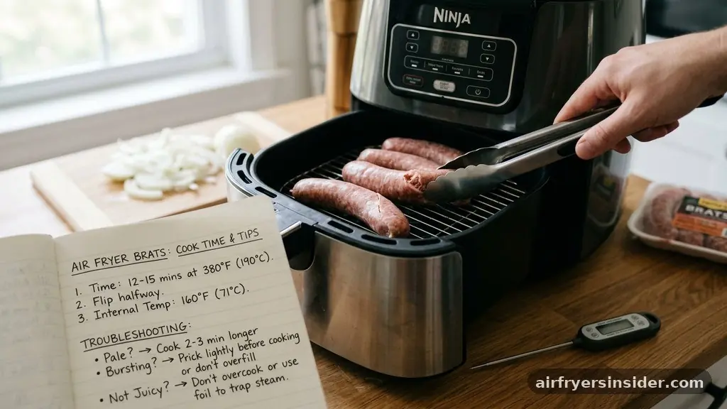 Addressing Common Troubleshooting Issues - how long to cook bratwurst in air fryer
