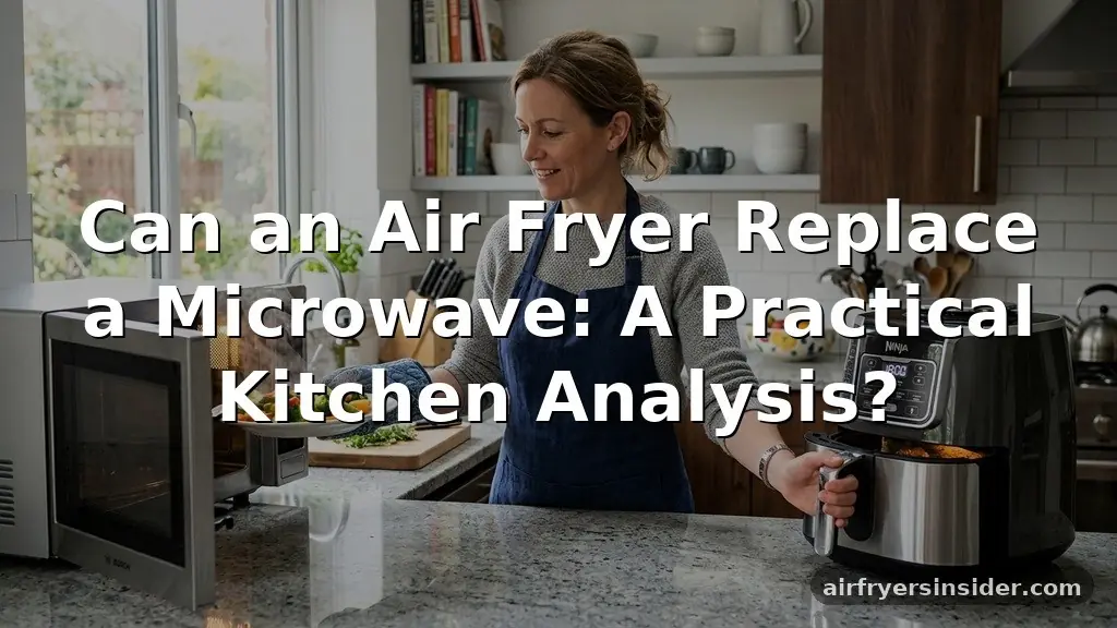 can an air fryer replace a microwave