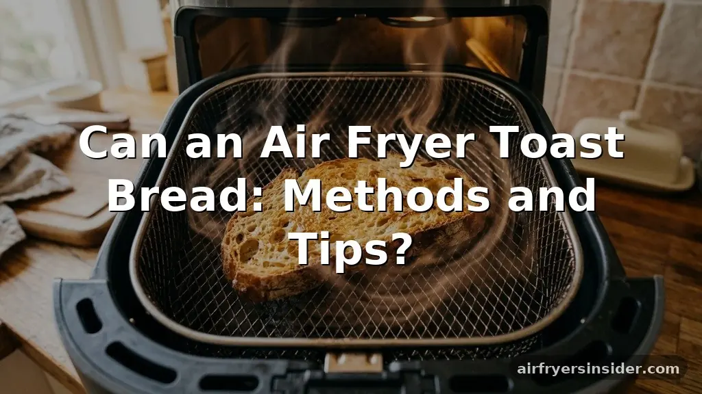 can an air fryer toast bread