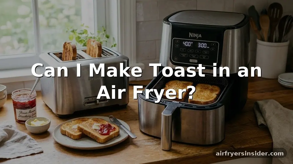 can i make toast in an air fryer
