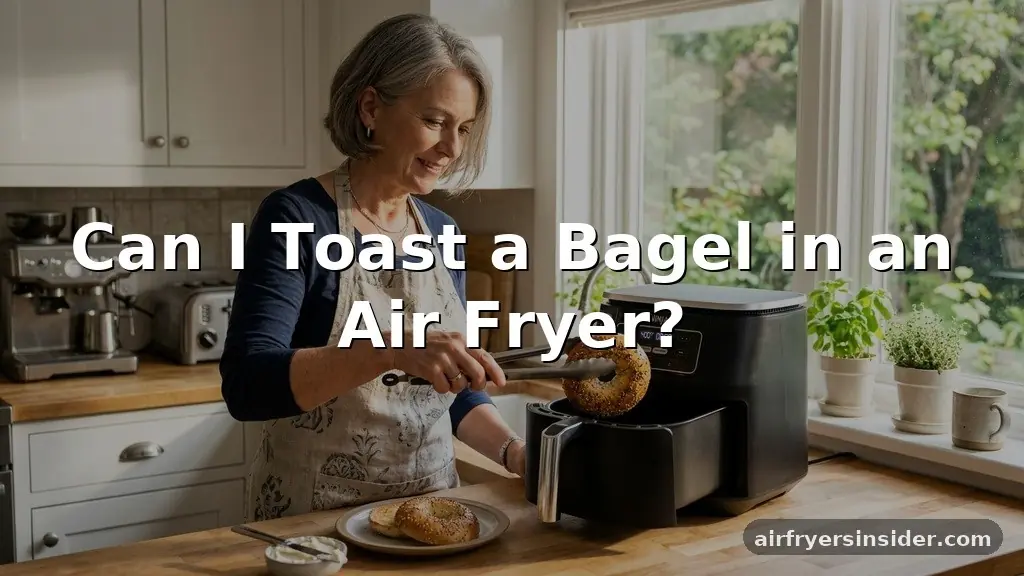 can i toast a bagel in an air fryer