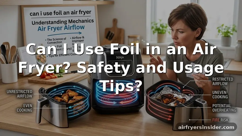 can i use foil in an air fryer