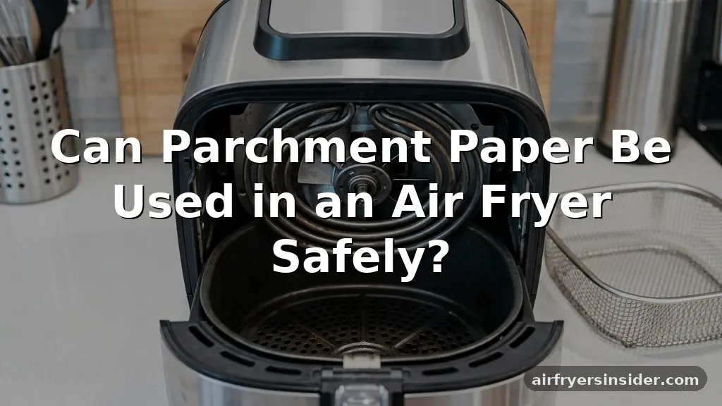 can parchment paper be used in an air fryer
