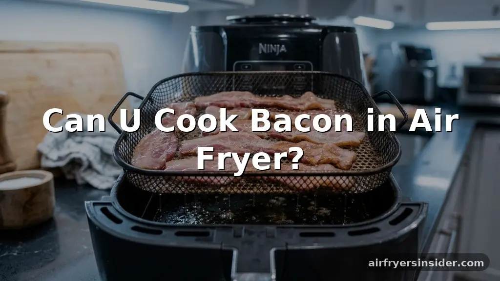 can u cook bacon in air fryer