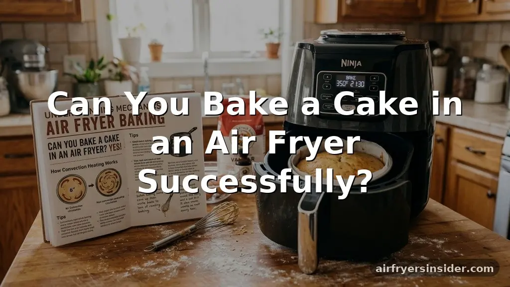 can you bake a cake in an air fryer
