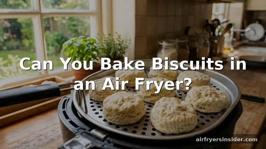 can you bake biscuits in an air fryer