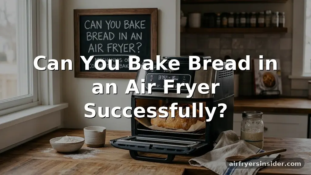 can you bake bread in an air fryer