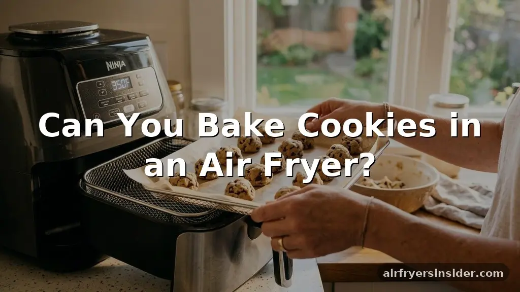 can you bake cookies in an air fryer