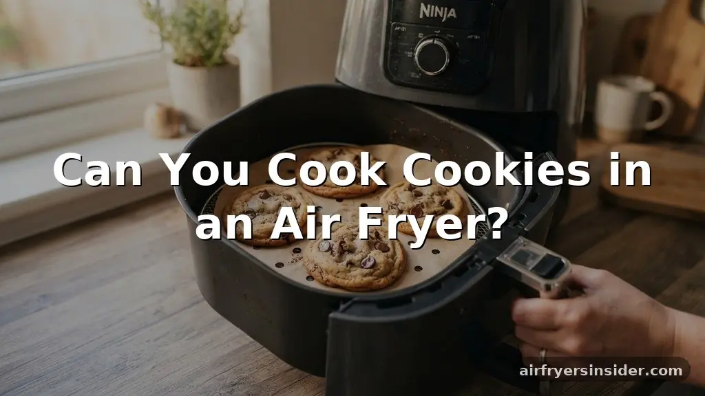 can you cook cookies in an air fryer