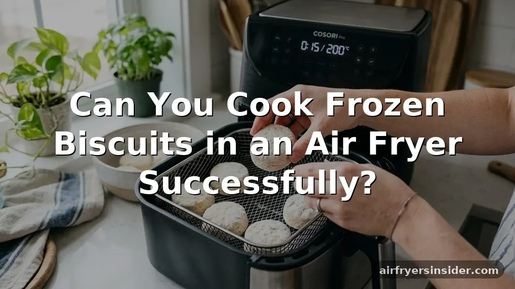 can you cook frozen biscuits in an air fryer