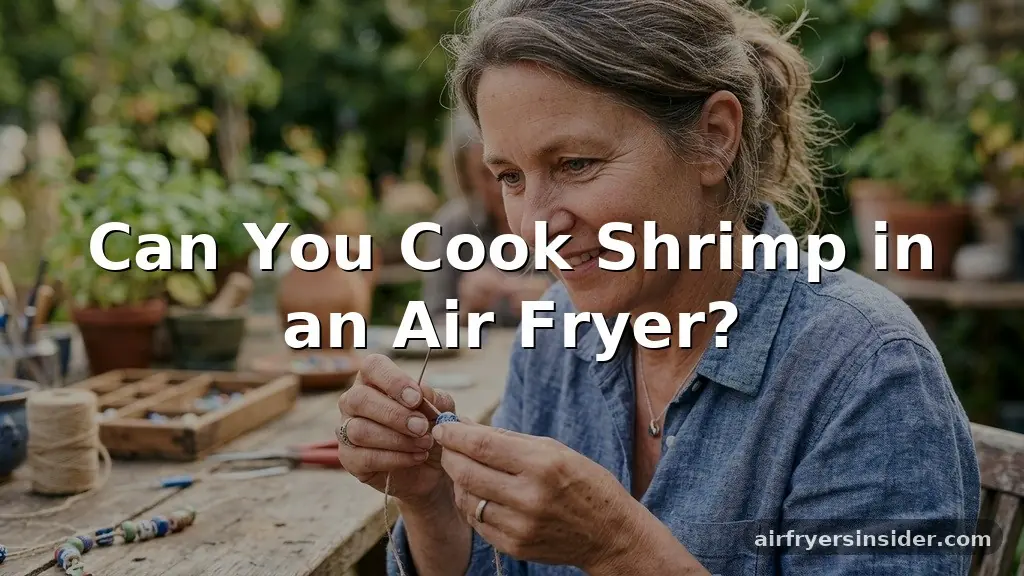 can you cook shrimp in an air fryer