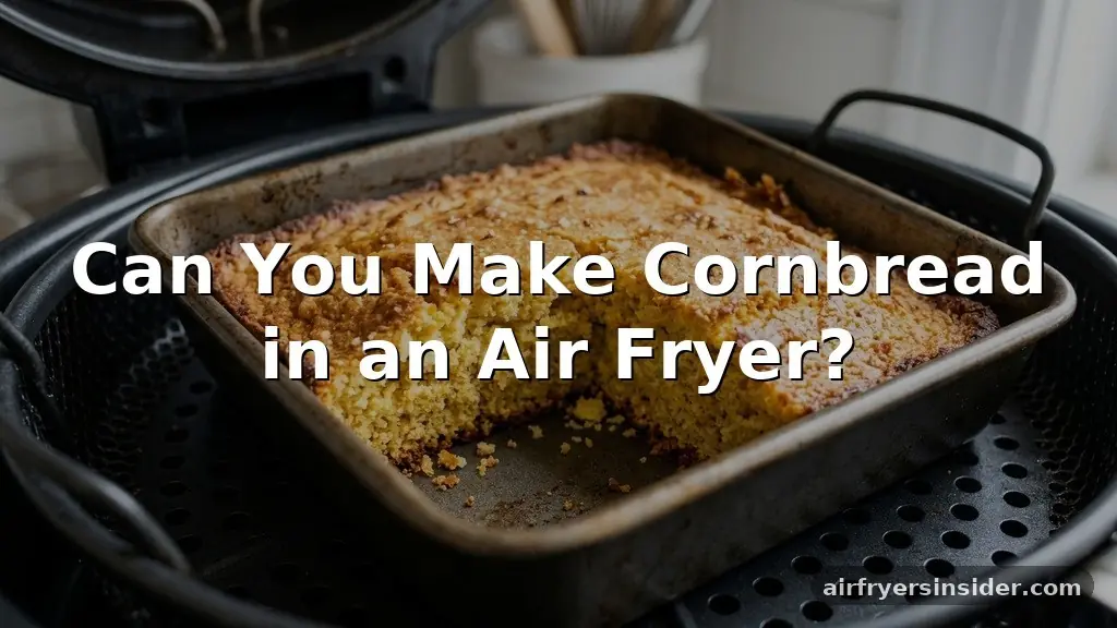can you make cornbread in an air fryer