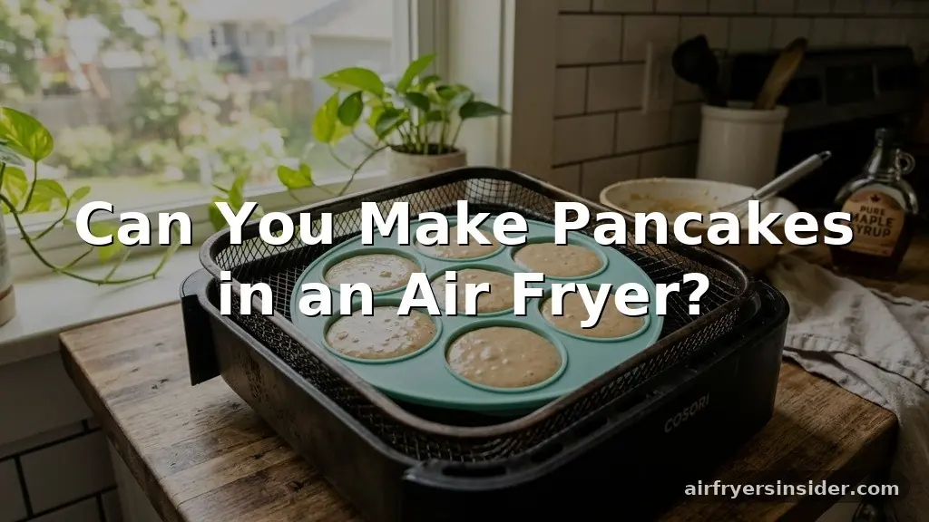 can you make pancakes in an air fryer