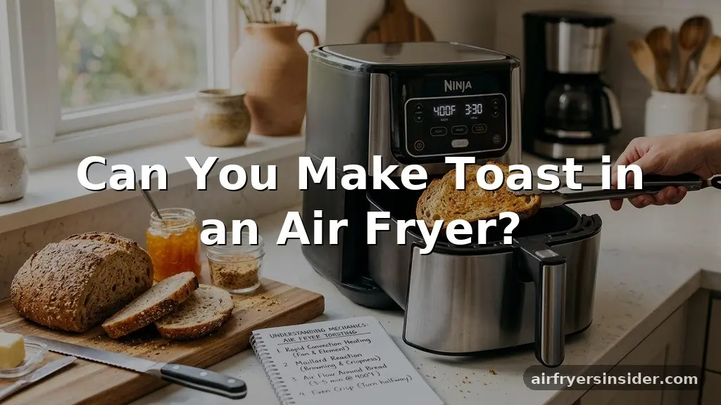 can you make toast in an air fryer