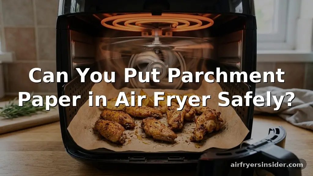 can you put parchment paper in air fryer