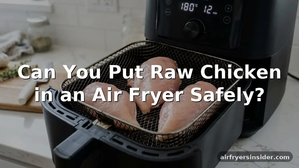 can you put raw chicken in an air fryer