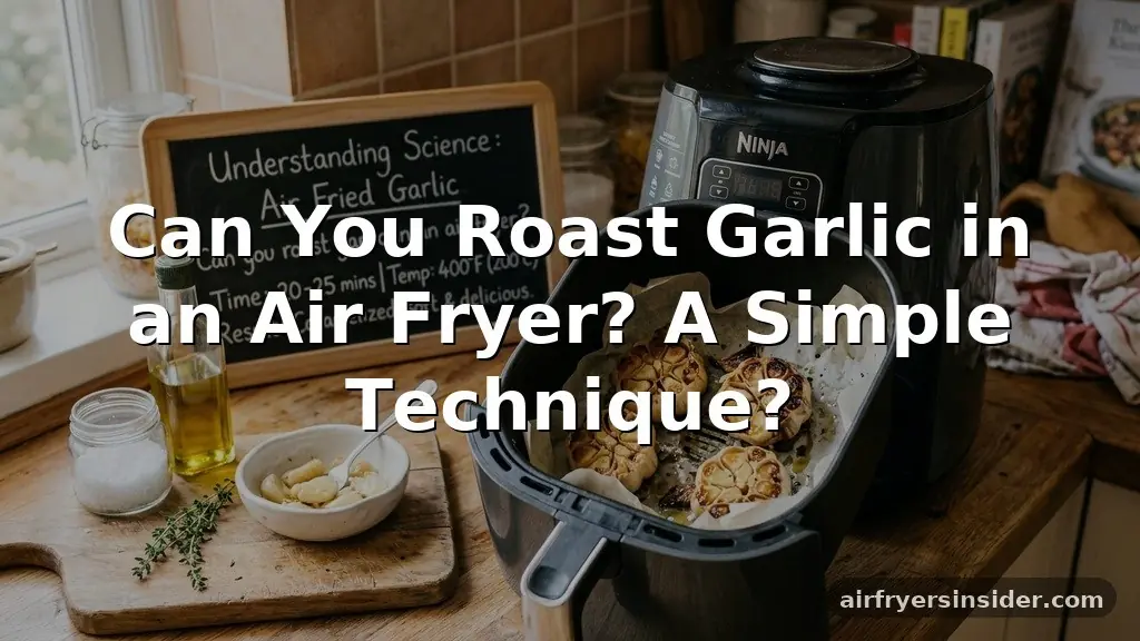 can you roast garlic in an air fryer