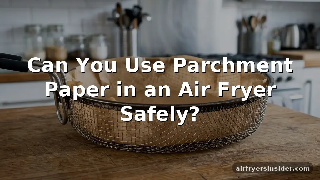 can you use parchment paper in an air fryer