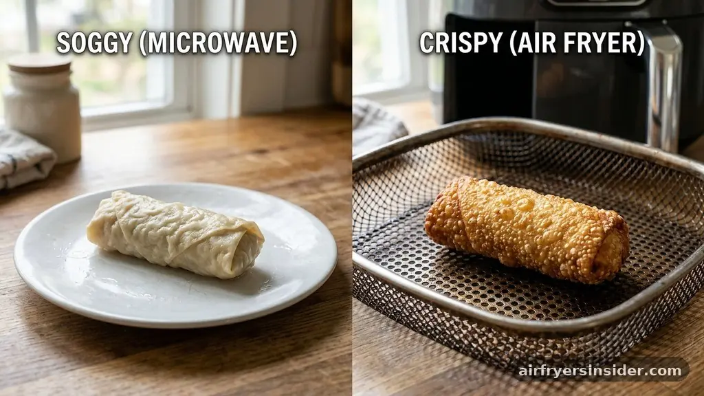Comparing Air Fryer Performance to Other Methods - how long to reheat egg rolls in air fryer