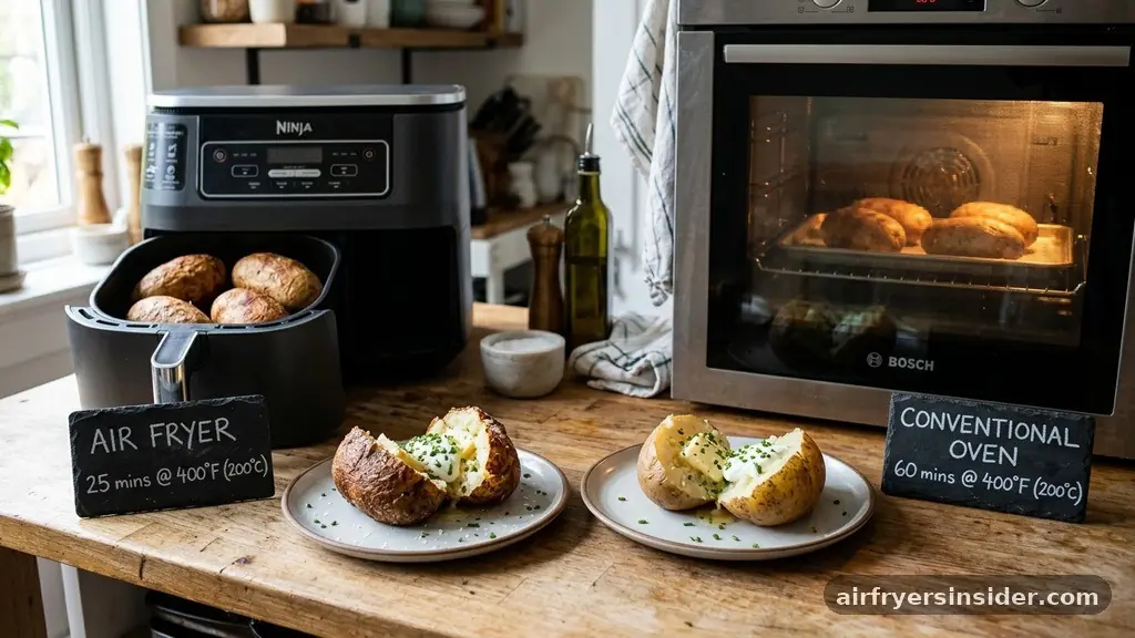 Comparing Air Fryer Performance vs. Conventional Ovens - how to cook baked potatoes in an air fryer