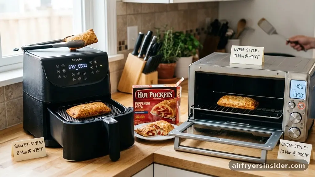 Comparing Basket-Style and Oven-Style Air Fryers - how long to cook hot pocket in air fryer