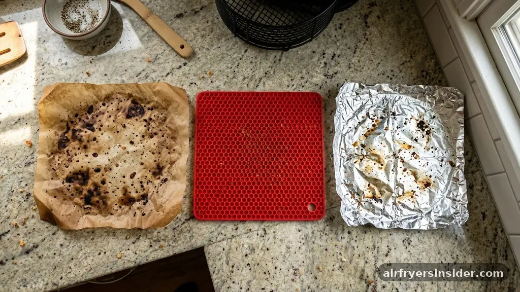 Comparing Common Air Fryer Liners - can i put paper towel in air fryer