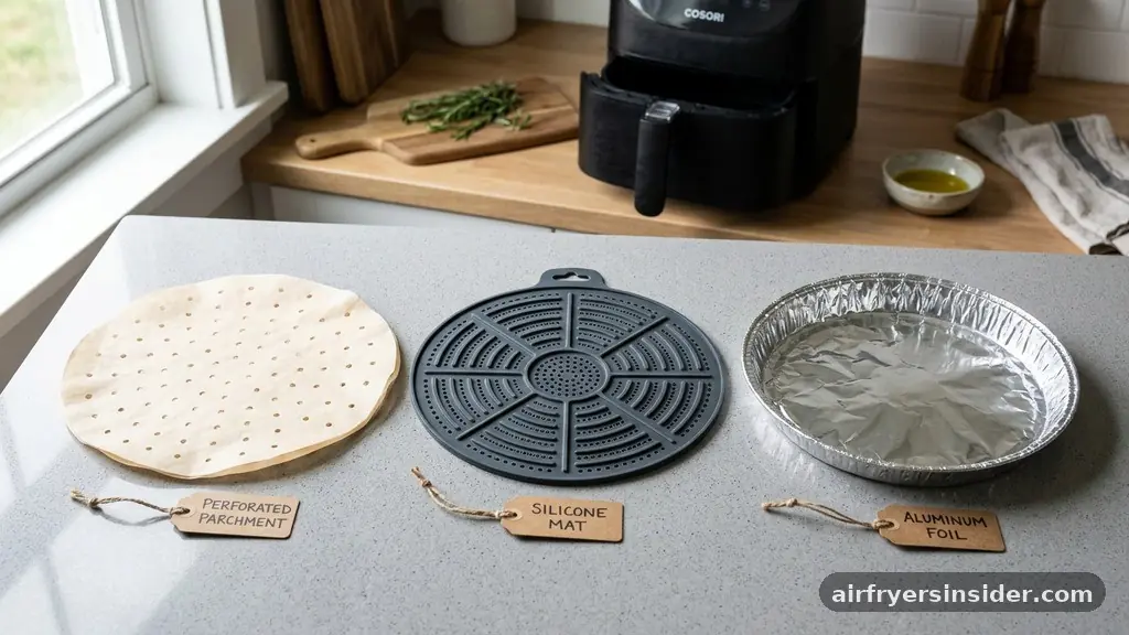 Comparing Common Air Fryer Liners - can you put parchment paper in an air fryer