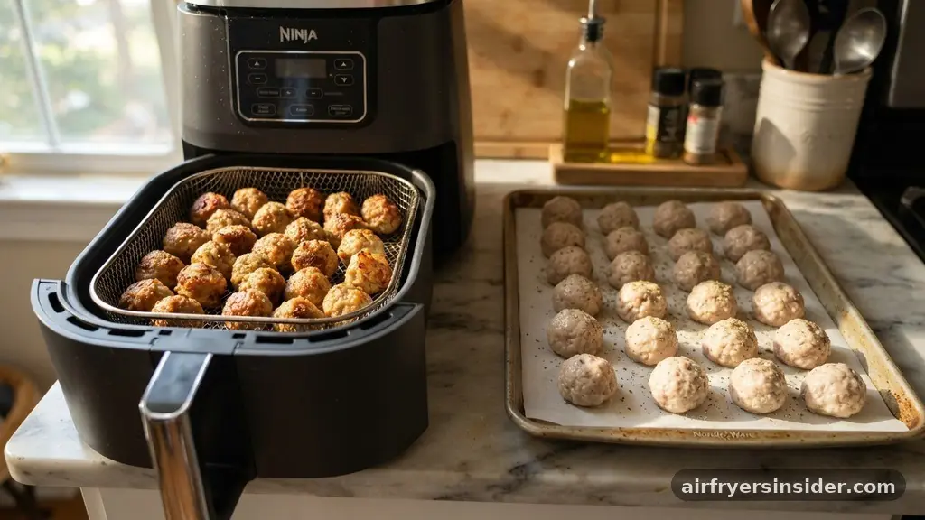 Comparing Cooking Methods: Air Fryer vs. Oven - how long to cook frozen meatballs in air fryer