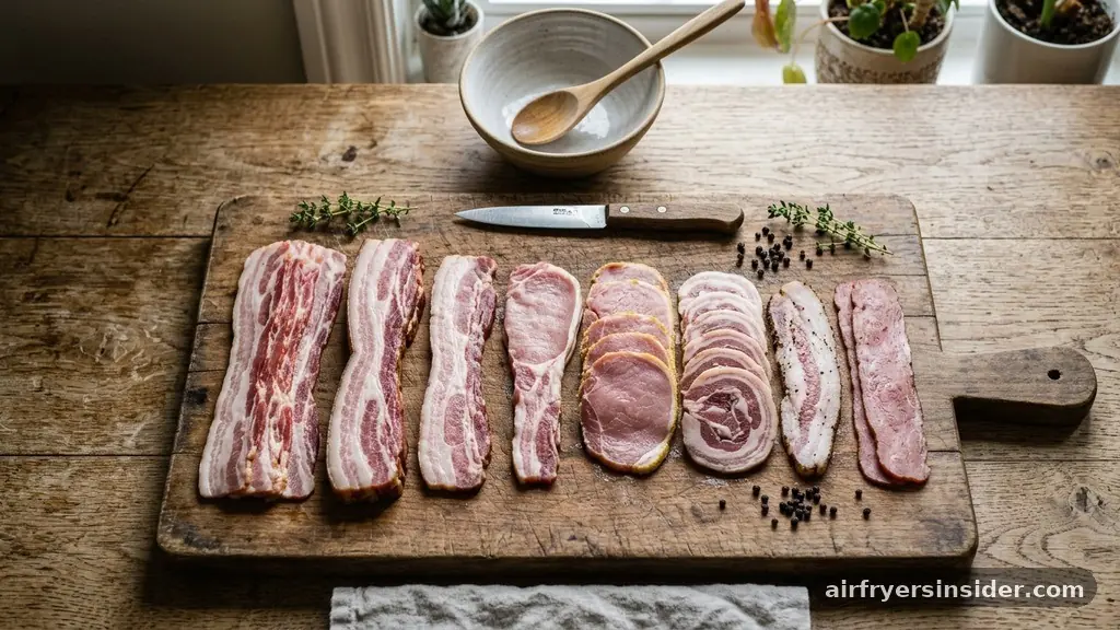 Comparing Cooking Variables for Different Cuts - how long to cook bacon in air fryer