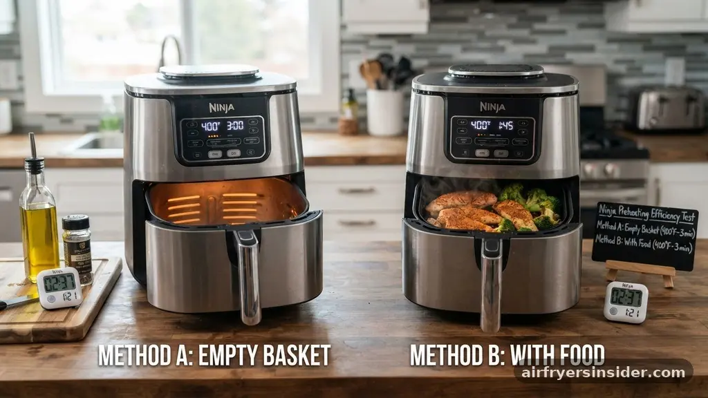 Comparing Preheating Methods and Efficiency - how to preheat ninja air fryer
