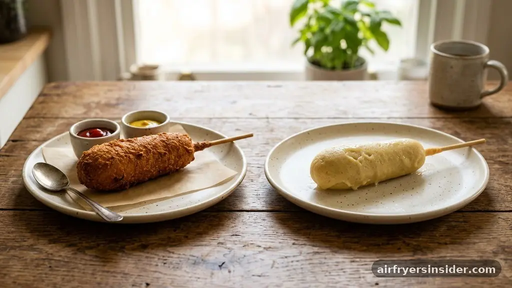 Comparison of Cooking Methods and Results - how long to cook corn dogs in air fryer at 400