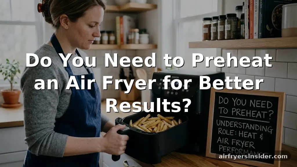 do you need to preheat an air fryer
