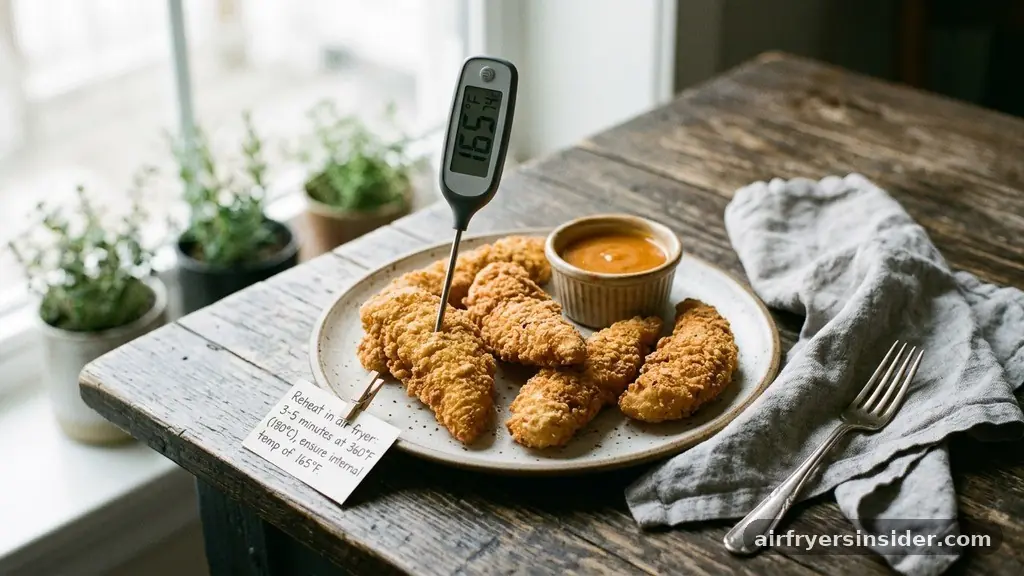 Ensuring Food Safety and Internal Temperature - how long to reheat chicken tenders in air fryer