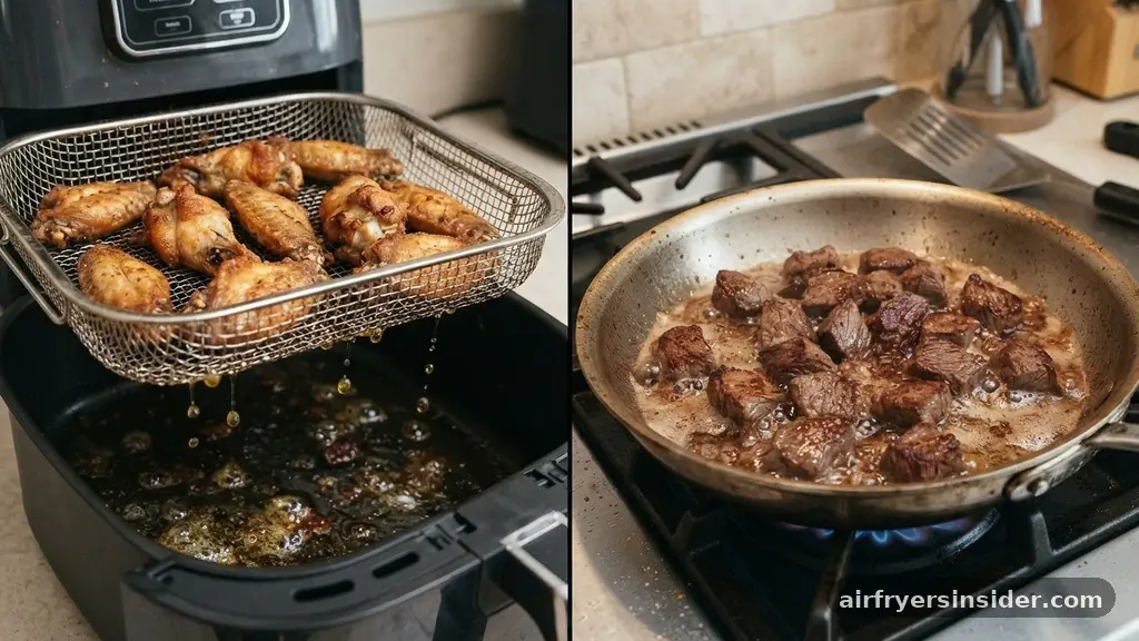 Equipment Comparison: Air Fryer vs. Stovetop - can you cook ground beef in an air fryer