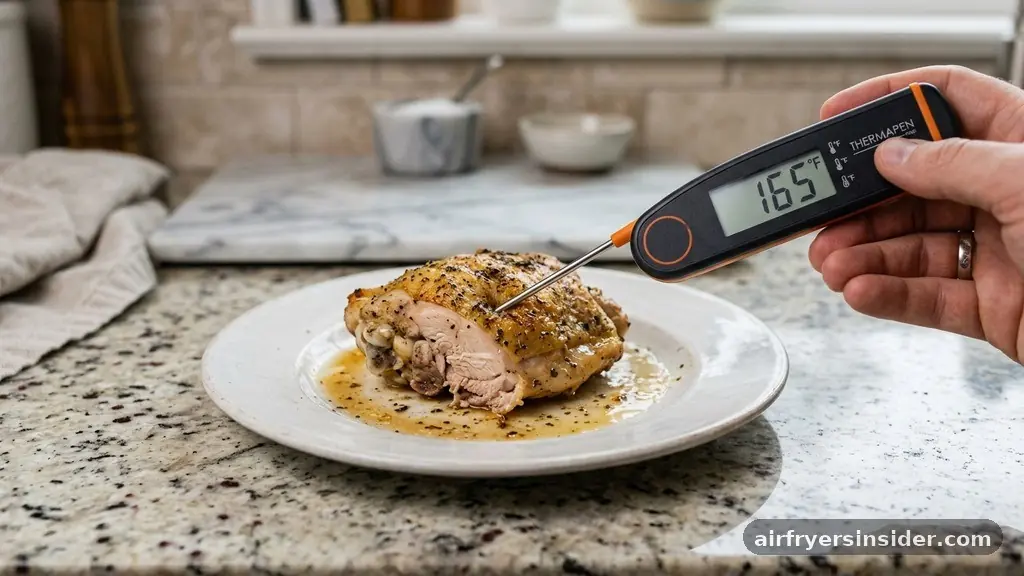 Food Safety and Internal Temperature Standards - how to reheat chicken thighs in air fryer