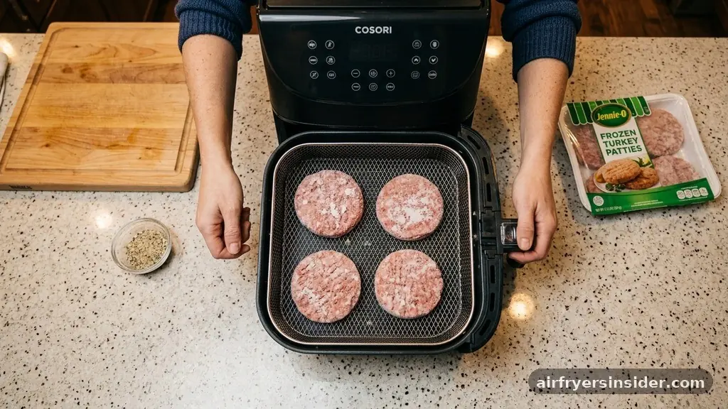 Handling Frozen Turkey Patties Safely - how to cook turkey burgers in air fryer