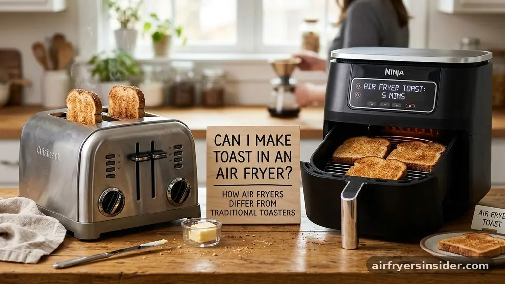 How Air Fryers Differ from Traditional Toasters - can i make toast in an air fryer