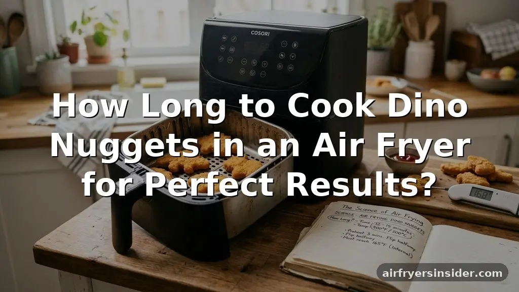 how long dino nuggets in air fryer