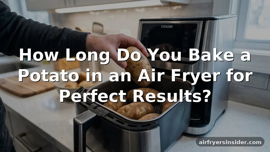 how long do you bake a potato in an air fryer