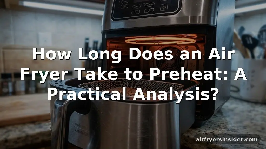 how long does an air fryer take to preheat