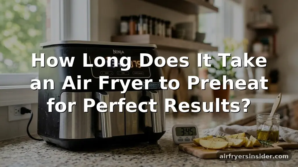 how long does it take an air fryer to preheat