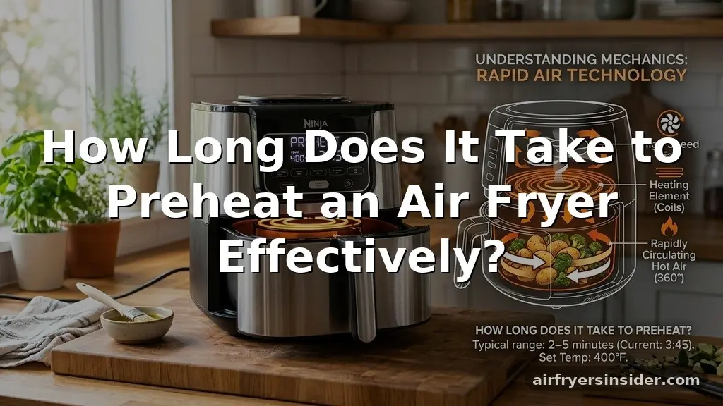 how long does it take to preheat an air fryer