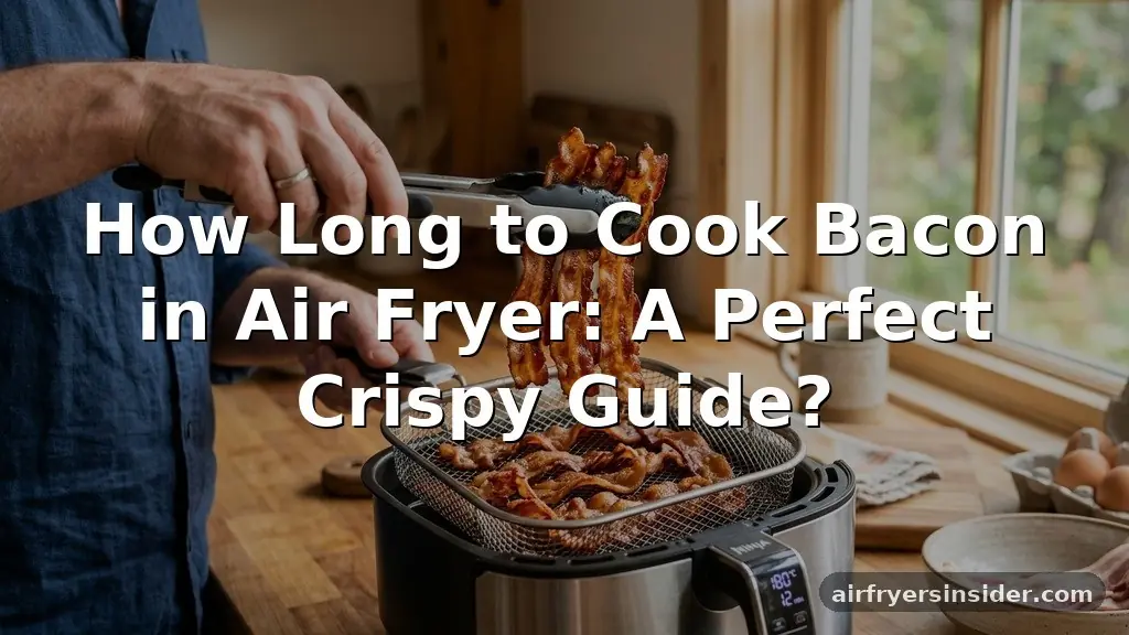 how long to cook bacon in air fryer