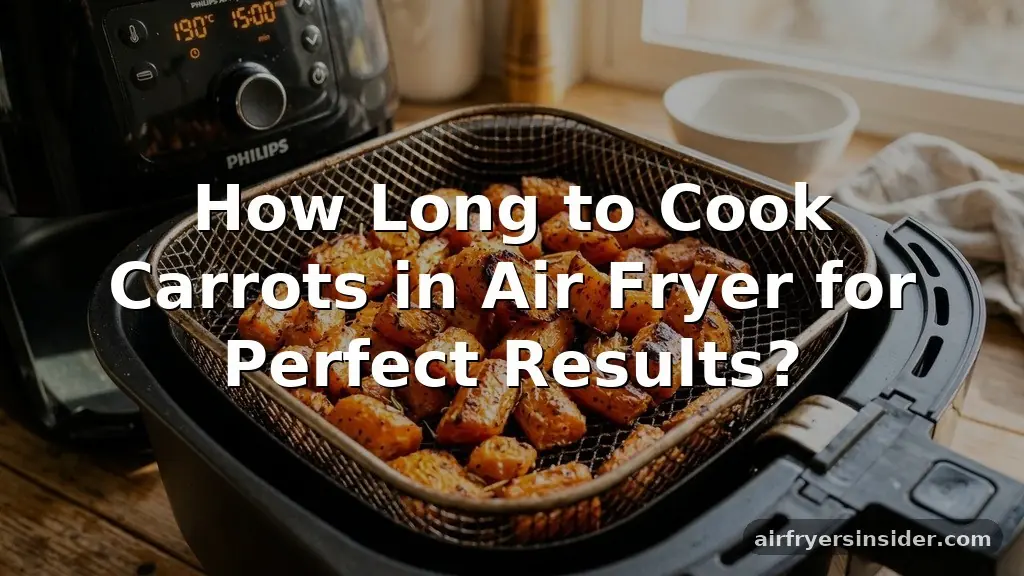 how long to cook carrots in air fryer