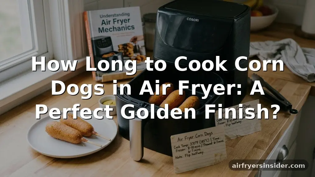 how long to cook corn dogs in air fryer