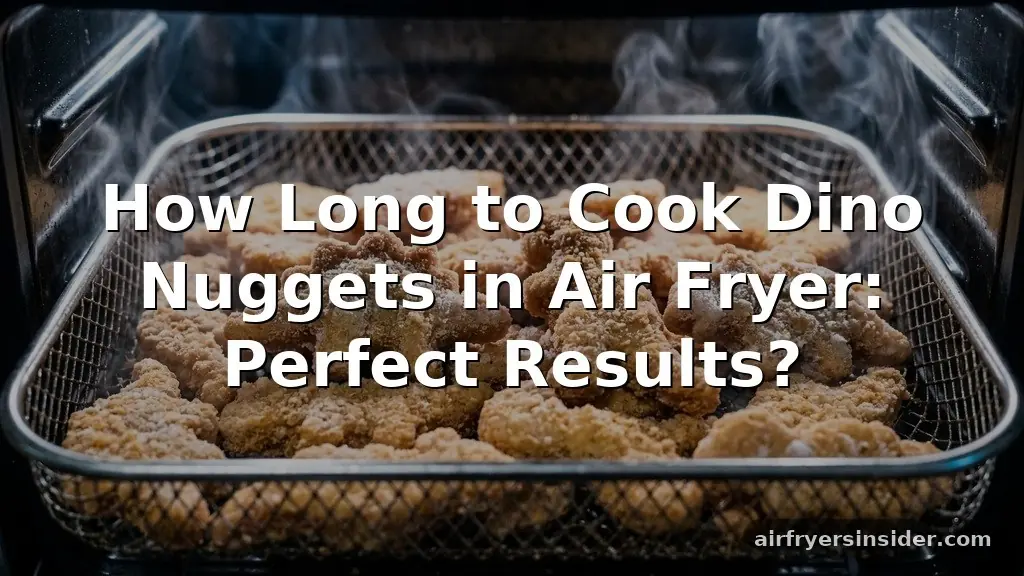 how long to cook dino nuggets in air fryer