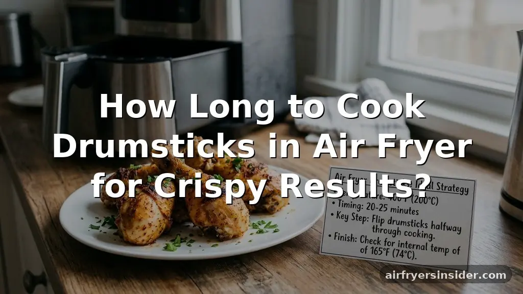 how long to cook drumsticks in air fryer