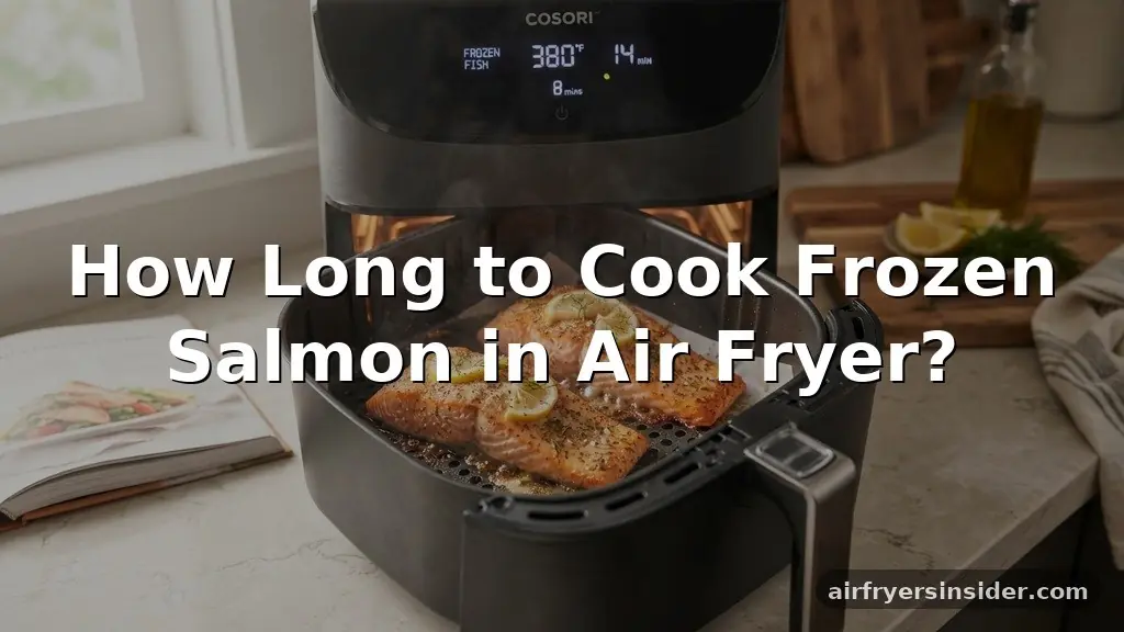 how long to cook frozen salmon in air fryer