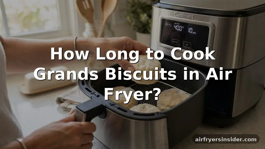 how long to cook grands biscuits in air fryer